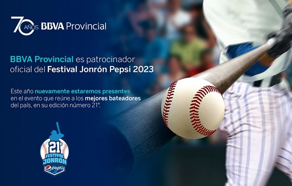 BBVA Provincial es patrocinador oficial del Festival del Jonrón Pepsi por segundo año consecutivo