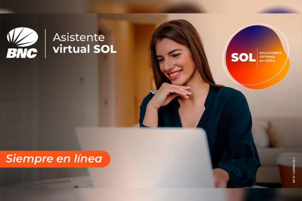 BNC presenta su Asistente Virtual SOL: Siempre en línea para atender consultas