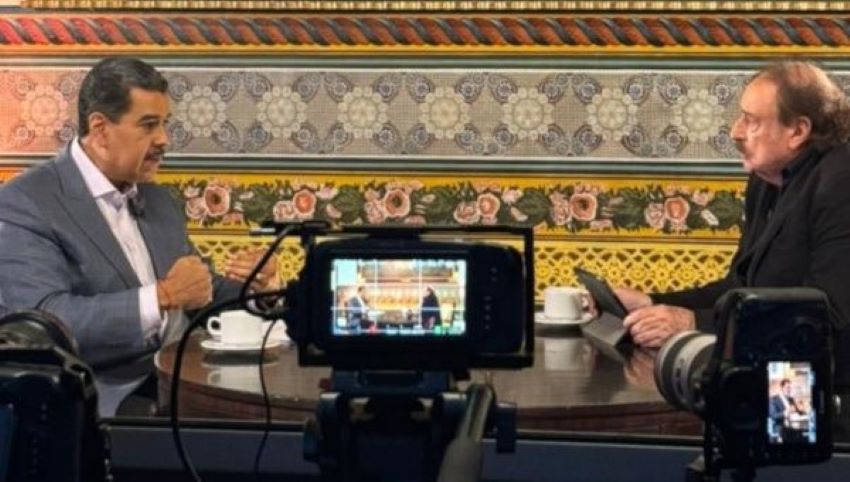 Maduro en entrevista con Ignacio Ramonet