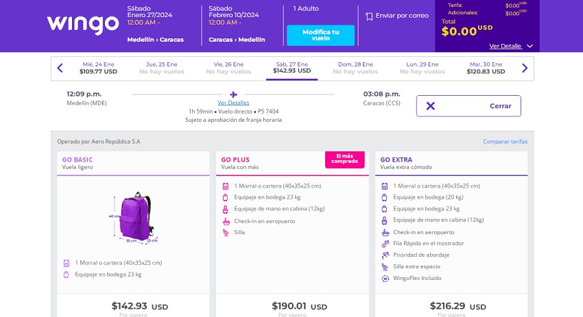 Wingo inició los vuelos entre Medellín y Caracas: Conozca el precio del boleto ida y vuelta