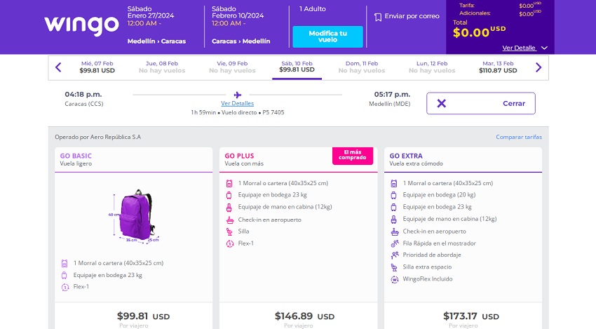 Wingo inició los vuelos entre Medellín y Caracas: Conozca el precio del boleto ida y vuelta