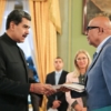 Maduro recibió cartas credenciales de los nuevos embajadores de Guyana, Noruega y otros países