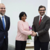 Delcy Rodríguez mantuvo reunión con la nueva directiva de la BVC para fortalecer las relaciones