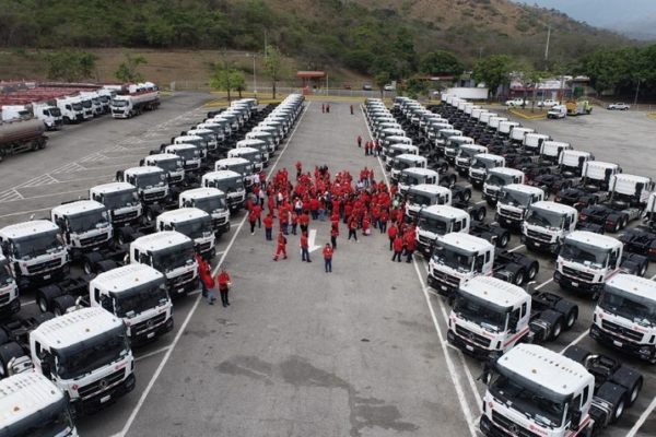 Entregan 147 unidades a PDVSA para fortalecer la distribución de combustible en el país