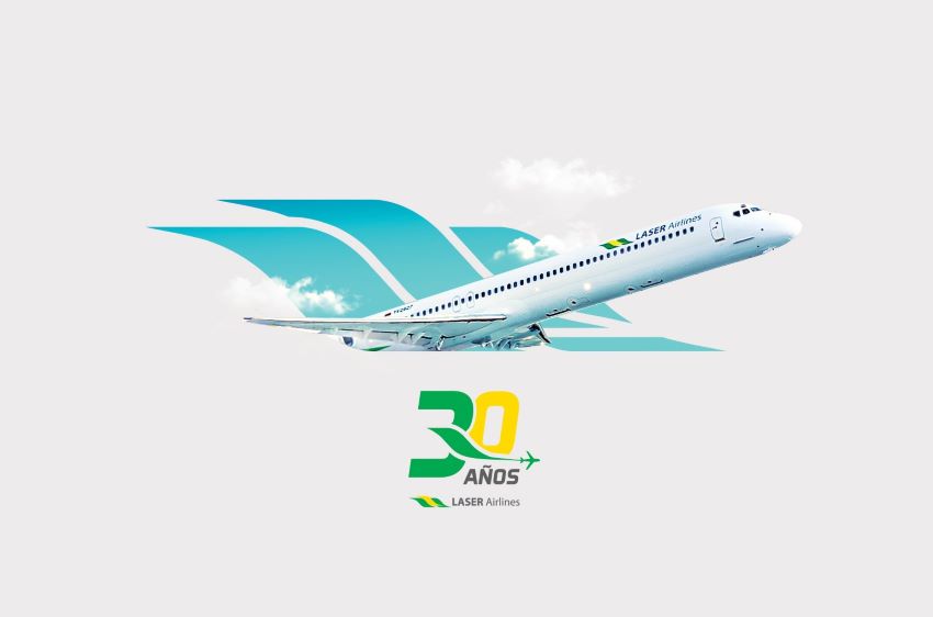 Laser Airlines cumplió 30 años y es la única aerolínea nacional con