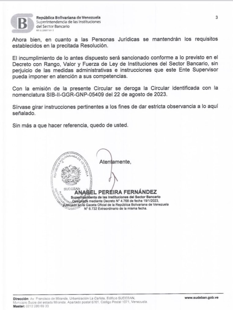 Sudeban mantiene flexibilización de requisitos para apertura de cuentas para personas naturales (+circular)