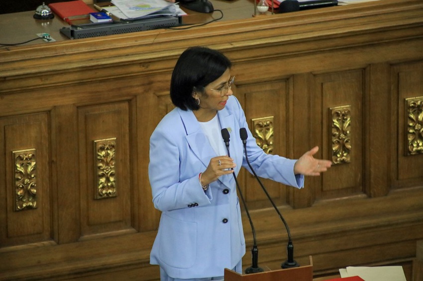 Delcy Rodríguez presentó ante la AN el proyecto de Ley contra el Fascismo: Tiene 4 capítulos y 30 artículos