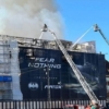 Incendio arrasó con el antiguo edificio de la Bolsa de Valores de Dinamarca (+video)