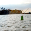 Abrieron un canal temporal para buques que retiran escombros del puente de Baltimore