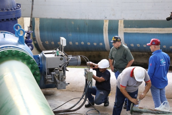 Finalizaron labores en el sistema Tuy III: Iniciaron maniobras para restablecer suministro de agua