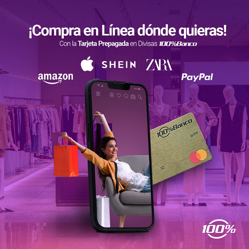 ¡Tarjeta prepagada 100%Banco para lo que quieras!