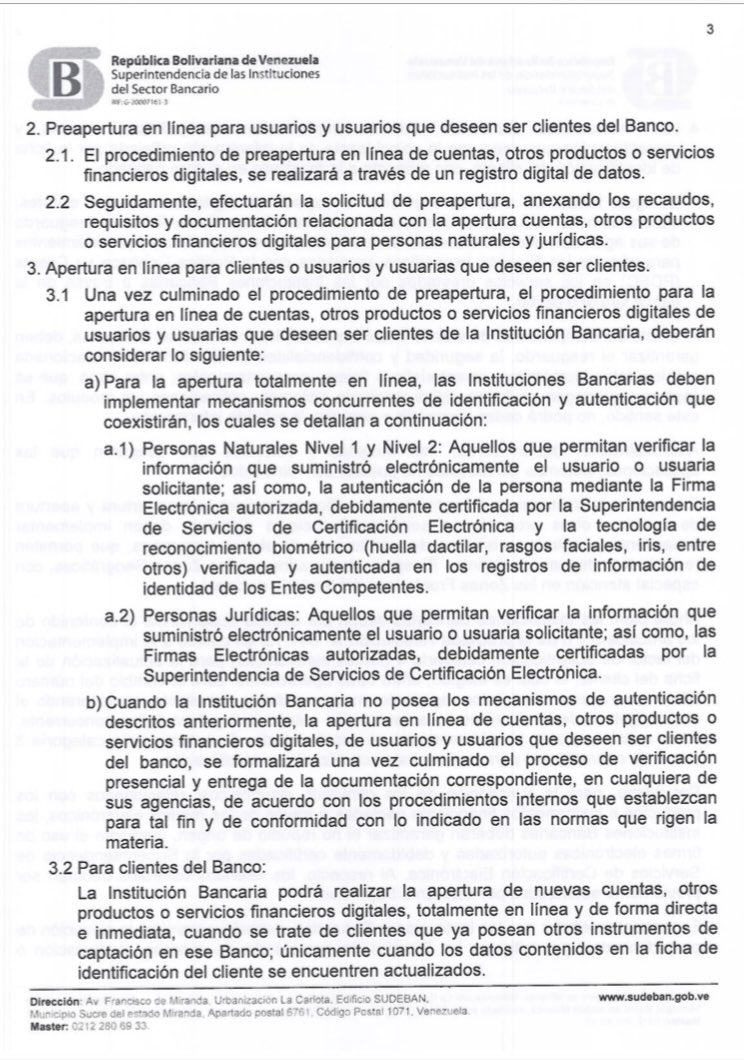 Sudeban emite regulación para abrir cuentas digitales y uso de firma electrónica en la banca