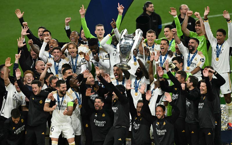 El Real Madrid gana su 15ª Champions League al derrotar 2-0 al Dortmund