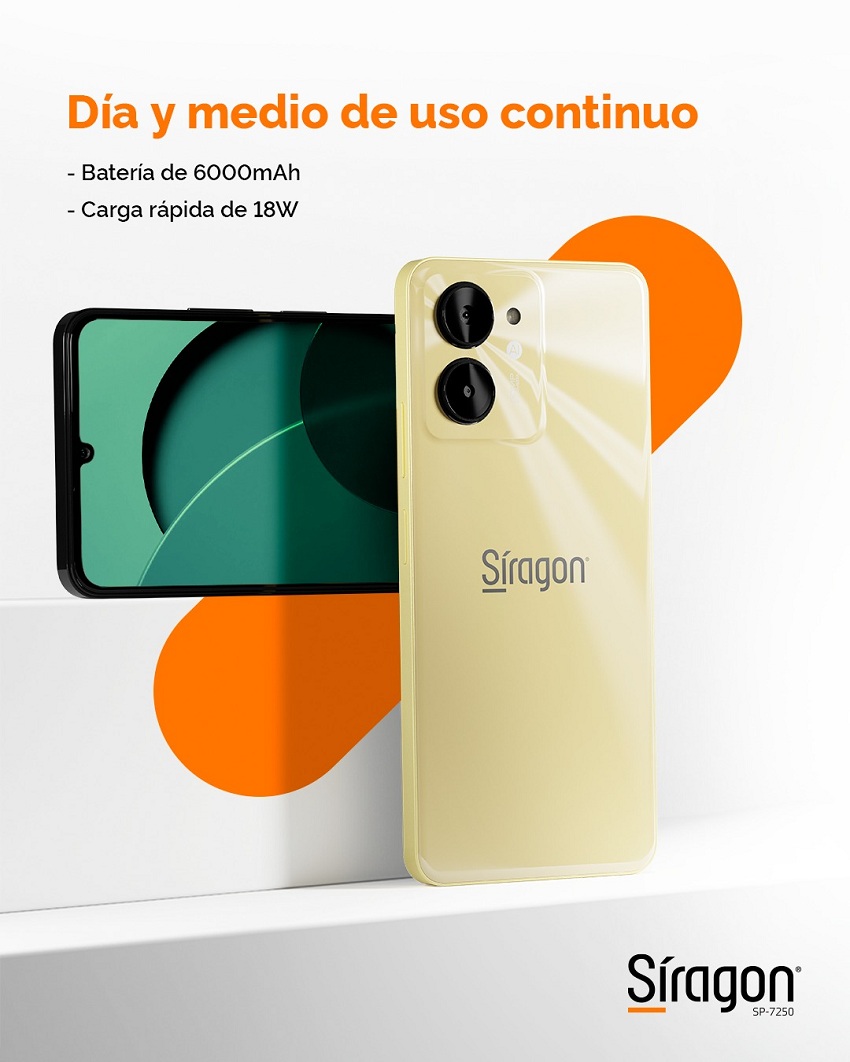 Síragon lanzó nuevo smartphone para «los que no se detienen»