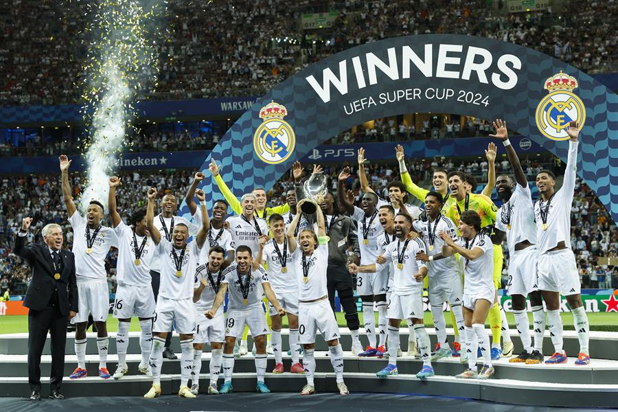 El Real Madrid se convirtió en el campeón de la Supercopa de Europa ...