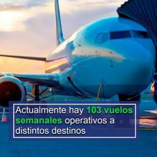 Avavit: Actualmente hay 103 vuelos semanales operativos a distintos destinos