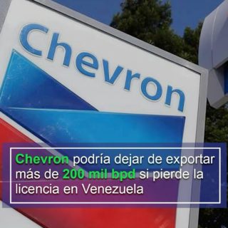 Reuters: Chevron podría dejar de exportar más de 200 mil bpd si pierde la licencia en Venezuela