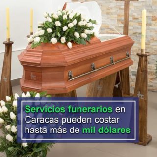Servicios funerarios en Caracas pueden costar hasta más de mil dólares