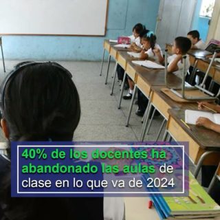 FVM: El 40% de los docentes ha abandonado las aulas de clase en lo que va de 2024