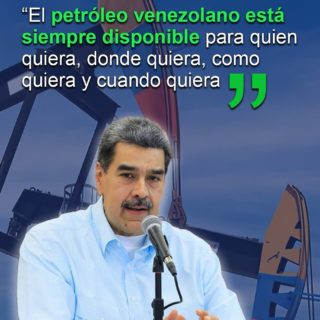 Maduro asegura que petróleo y gas están disponibles para la venta «sin marcas ideológicas»