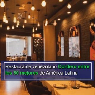 Cordero está en la lista de los 50 mejores restaurantes de América Latina en 2024