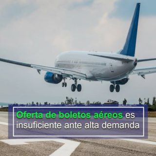 Avavit: oferta de boletos aéreos es insuficiente ante alta demanda