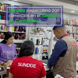 Verificar cumplimiento de la tasa BCV: Sundde inspeccionó 200 comercios en el Sambil La Candelaria