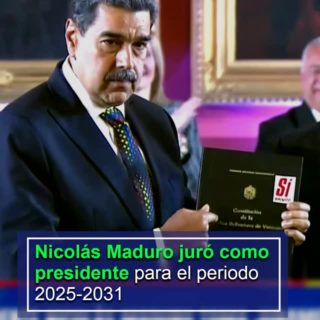 Nicolás Maduro es juramentado como presidente: «Este nuevo período presidencial será de paz y prosperidad»