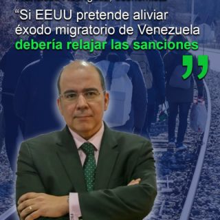 Francisco Rodríguez: Si EEUU pretende aliviar éxodo migratorio de Venezuela debería relajar las sanciones