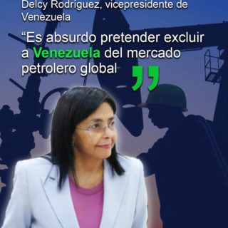 Delcy Rodríguez: Es «absurdo» excluir a Venezuela del mercado petrolero global