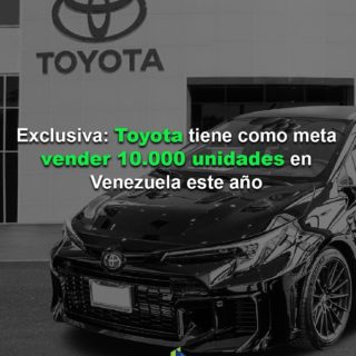 #Entrevista: Toyota tiene como meta vender 10.000 unidades en Venezuela este año