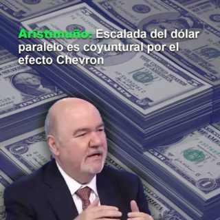 Aristimuño: Escalada del dólar paralelo «es coyuntural por el efecto Chevron»