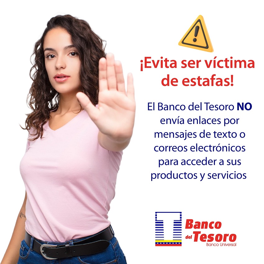 Banco del Tesoro protege a sus clientes contra los ciberdelitos