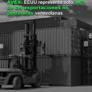 AVEX: EEUU representa solo el 14% de las exportaciones no petroleras venezolanas