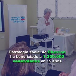 Estrategia social de Chevron ha beneficiado a 1.300.000 venezolanos en 15 años