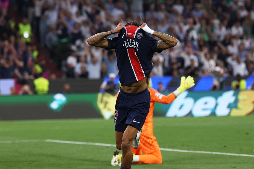 París Saint-Germain gana la Liga de Campeones con una goleada 5-0 al Inter de Milán