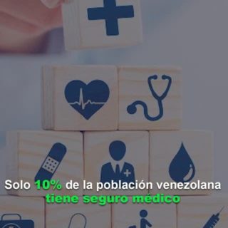 #Dato: Estiman que menos del 10% de la población venezolana tiene un seguro de salud