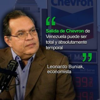 Salida de Chevron de Venezuela puede ser «total y absolutamente temporal», según Leonardo Buniak