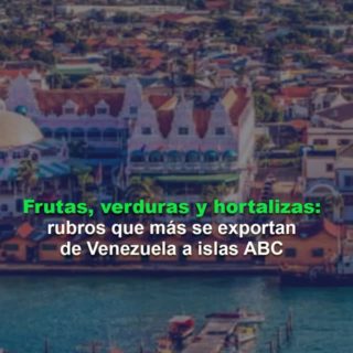 Todas las semanas salen embarcaciones a las islas ABC: Frutas, verduras y hortalizas son los rubros que más se exportan