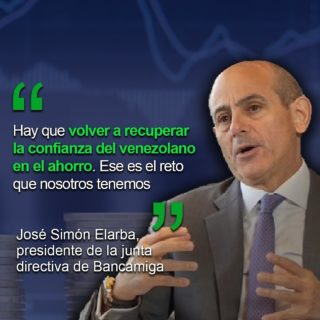 #Entrevista: José Simón Elarba (Bancamiga) plantea que la banca debe volver a promover el ahorro
