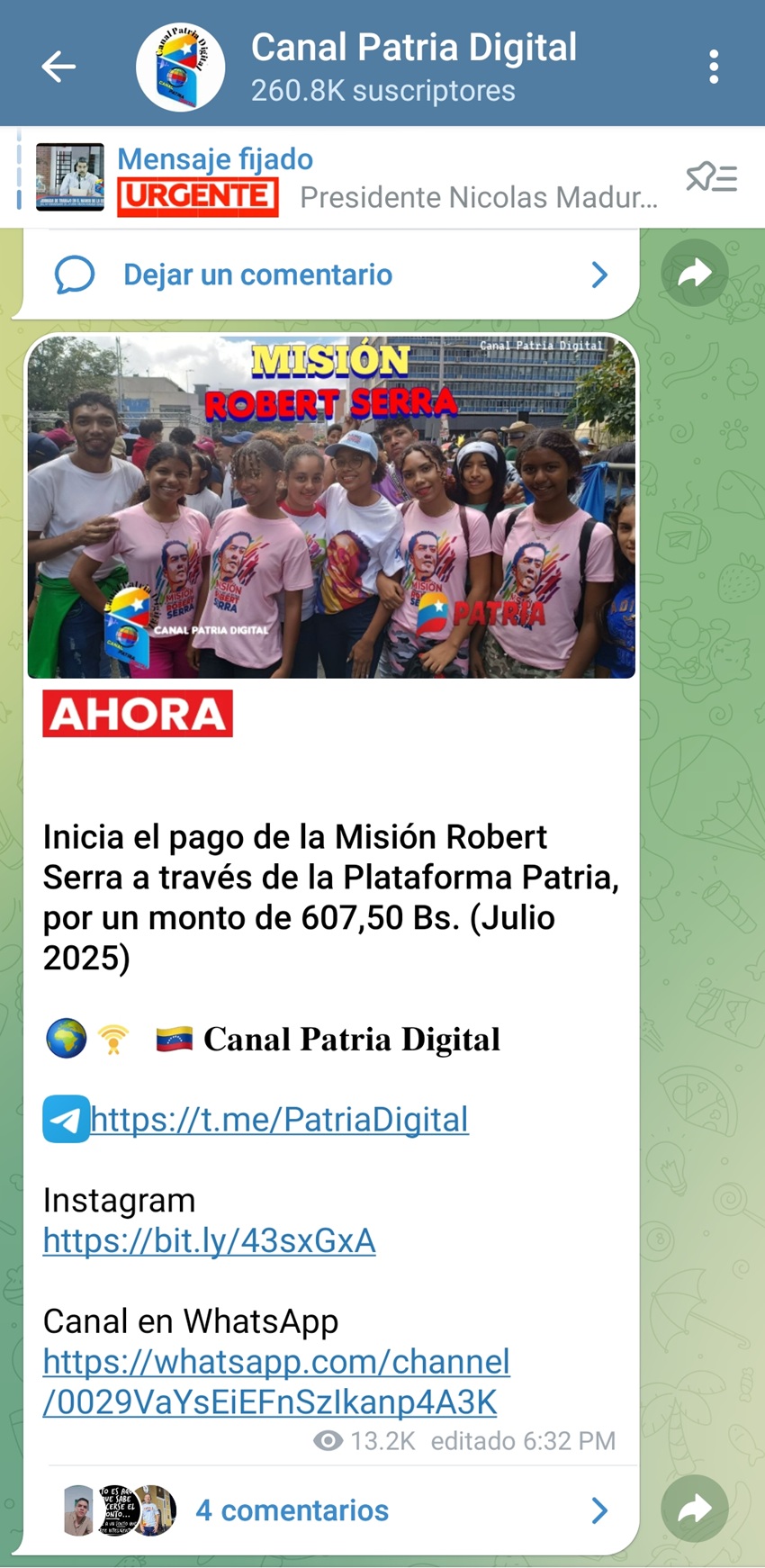 #Dato: Pagaron la Misión «Robert Serra» de julio y el Ingreso Especial de Vacaciones a trabajadores del sector salud