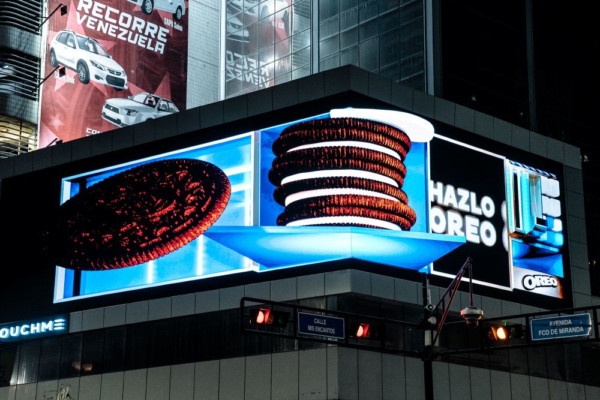 Nueva valla Oreo® en 3D apuesta por la innovación en Venezuela