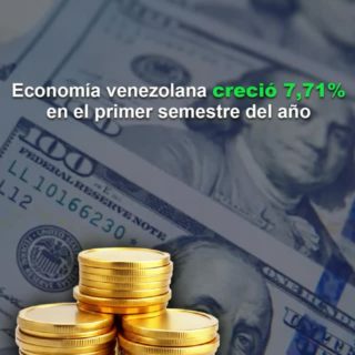 #Dato: Economía de Venezuela creció un 7,71% en el primer semestre de 2025