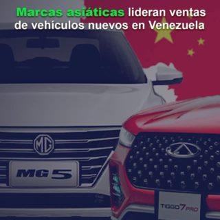 Estiman que las marcas asiáticas están liderando las ventas de vehículos nuevos en Venezuela