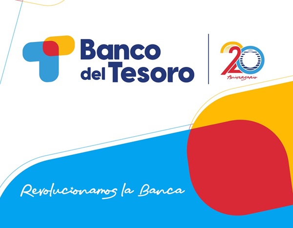 Banco del Tesoro llega a sus 20 años entre los 10 líderes del país