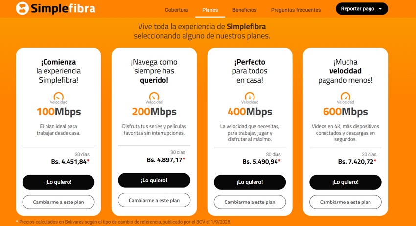#Atentos: Conozca las tarifas de septiembre de Simpletv y Simplefibra (+detalles)