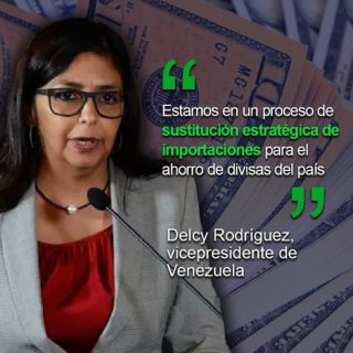 Delcy Rodríguez pide al sector industrial priorizar lo «Hecho en Venezuela»: «Hay que seguir la ruta de la exportación»
