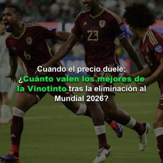 Cuando el precio duele: ¿Cuánto valen los mejores de la Vinotinto tras la eliminación al Mundial 2026?