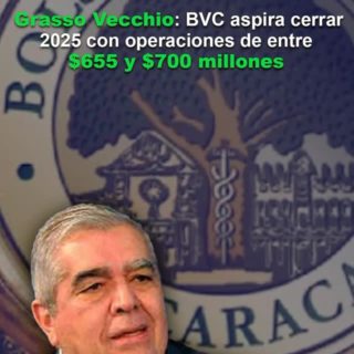 Grasso Vecchio: BVC aspira cerrar 2025 con operaciones de entre US$655 y US$700 millones