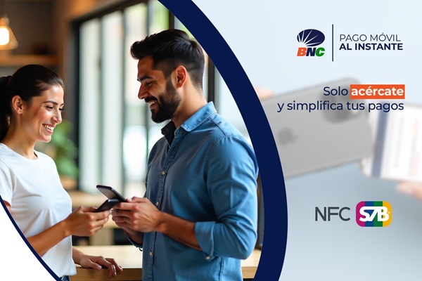 BNC simplifica servicio de pago móvil con tecnología NFC S7B®